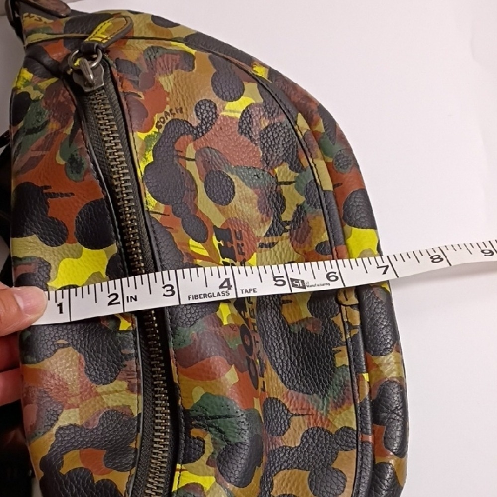 COACH Leatherware Camo Belt Bag Crossbody Bag‎ Urban Streetwear Fanny Pack6 - Picture 12 of 12